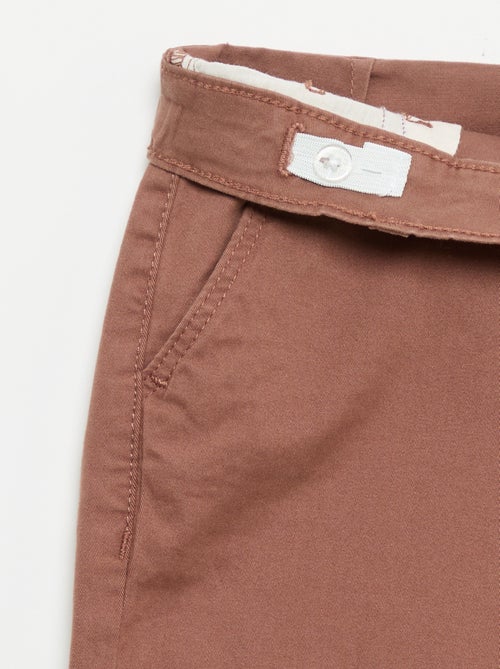 Calças chino slim - Kiabi