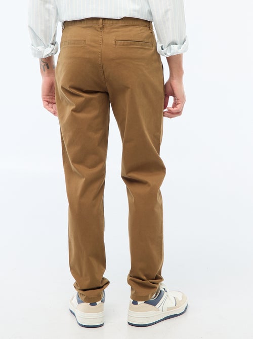Calças chino slim - Kiabi