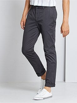 Calças chino slim - Kiabi