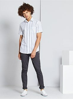 Calças chino slim - Kiabi