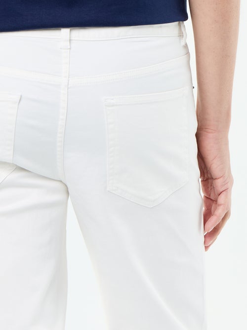 Calças chino slim com 5 bolsos - L32 - Kiabi