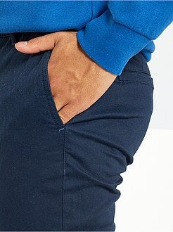 Calças chino slim L30 - Kiabi