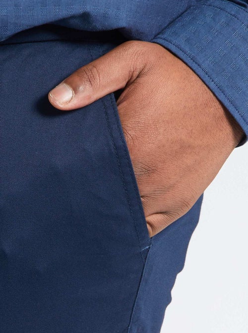 Calças chino slim L30 - Kiabi