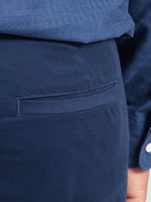 Calças chino slim L30 - Kiabi