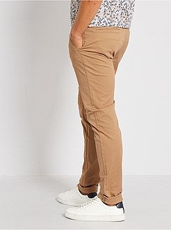 Calças chino slim L30 - Kiabi