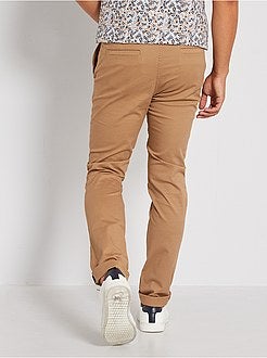 Calças chino slim L30 - Kiabi