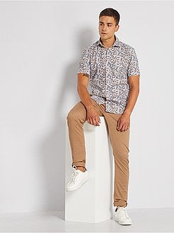 Calças chino slim L30 - Kiabi