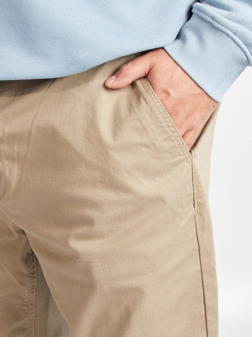 Calças chino slim L30 - Kiabi