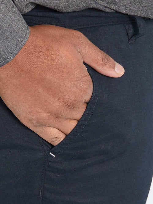 Calças chino slim L30 - Kiabi