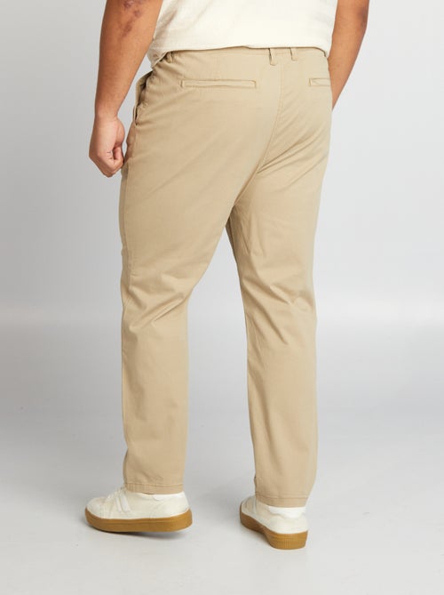Calças chino slim L34 - Kiabi