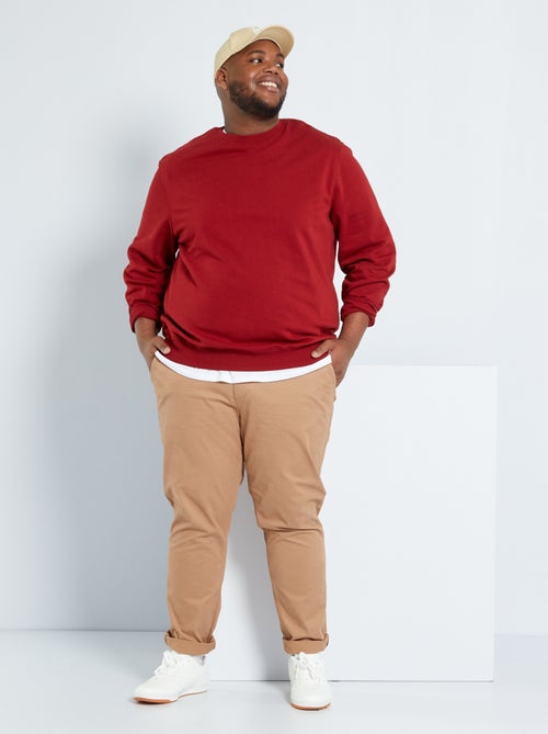 Calças chino slim L34 - Kiabi