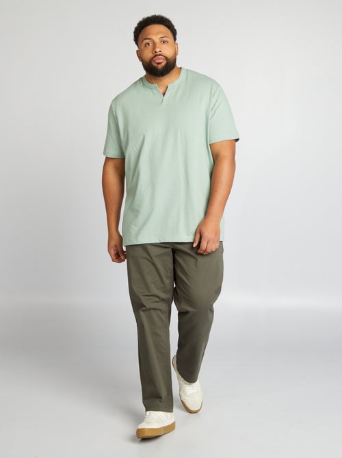 Calças chino slim L34 - Kiabi