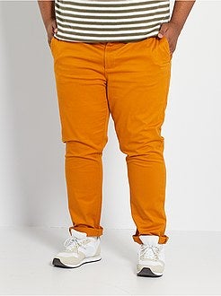 Calças chino slim L34 - Kiabi