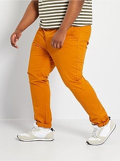 Calças chino slim L34 - Kiabi