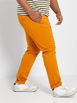 Calças chino slim L34 - Kiabi