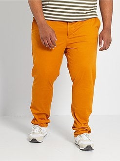 Calças chino slim L34 - Kiabi