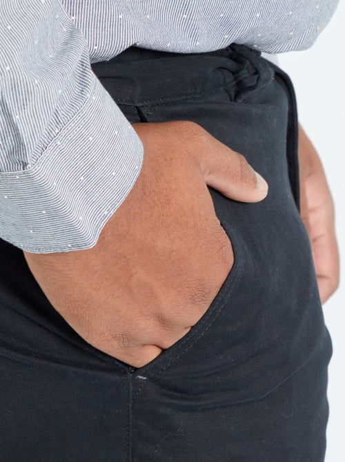 Calças chino slim L34 - Kiabi