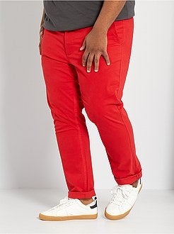 Calças chino slim L34 - Kiabi