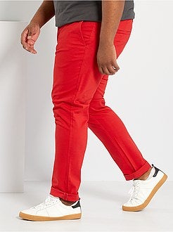 Calças chino slim L34 - Kiabi