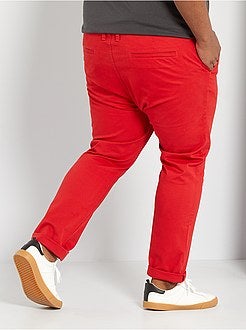 Calças chino slim L34 - Kiabi