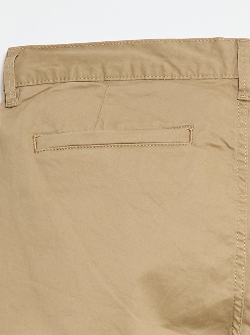 Calças chino slim L38 +1,95 m Bege - Kiabi