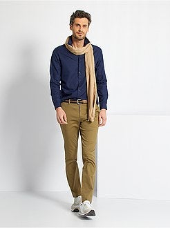 Calças chino slim - Kiabi