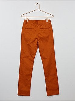Calças chino slim - Kiabi