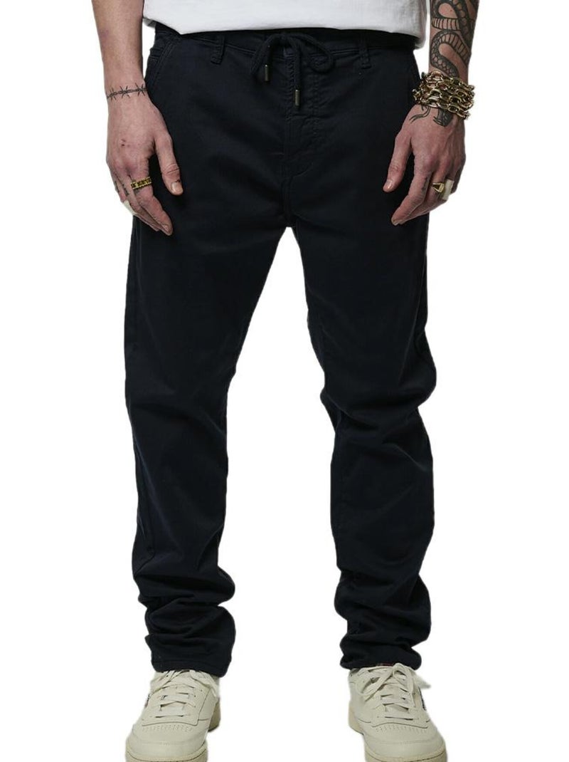 Calças Chino Slim Pretas Irwix Kaporal para Homem Preto - Kiabi