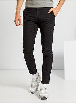 Calças chino slim - Kiabi