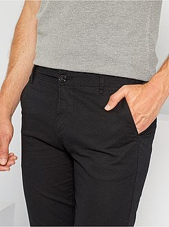 Calças chino slim - Kiabi