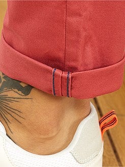 Calças chino slim - Kiabi