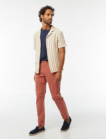 Calças chino slim