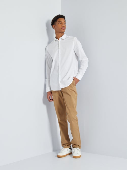 Calças chino slim stretch L36 +1m90 - Kiabi