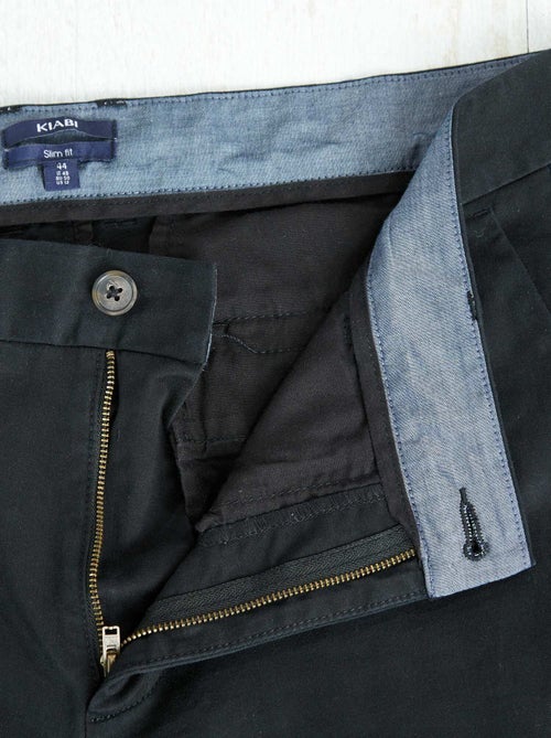 Calças chino slim stretch L36 +1m90 - Kiabi