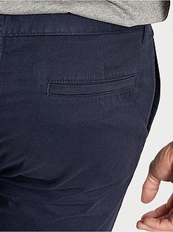 Calças chino slim stretch L38 +1m90 - Kiabi