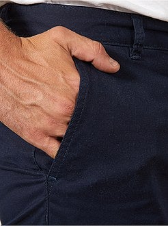 Calças chino slim stretch L38 +1m90 - Kiabi