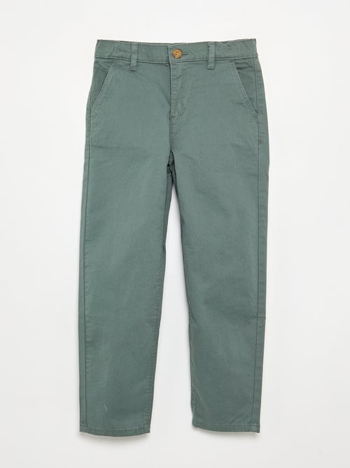 Calças chino slim - Kiabi Calças chino slim - Kiabi