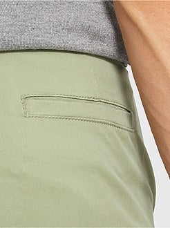 Calças chino slim - Kiabi