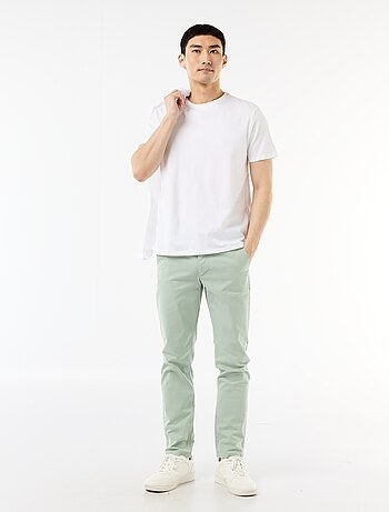 Calças chino slim