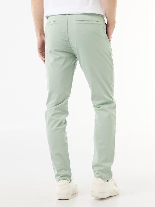 Calças chino slim - Kiabi Calças chino slim - Kiabi