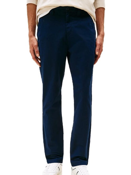 Calças Chino Tommy Hilfiger Austin para Homem Azul-Marinho - Kiabi Calças Chino Tommy Hilfiger Austin para Homem Azul-Marinho - Kiabi