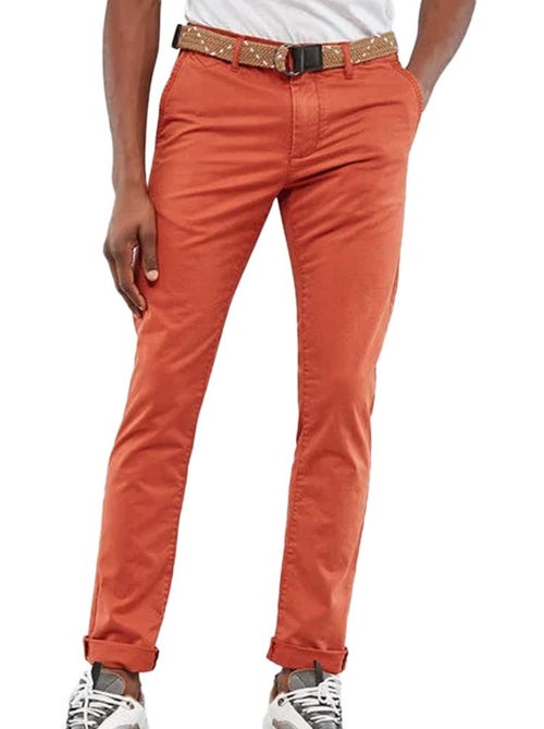 Calças chino vermelhas para homem teddy smith pallas - Kiabi Calças chino vermelhas para homem teddy smith pallas - Kiabi