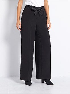 Calças chiques largas - Kiabi