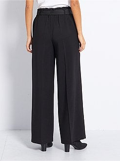 Calças chiques largas - Kiabi