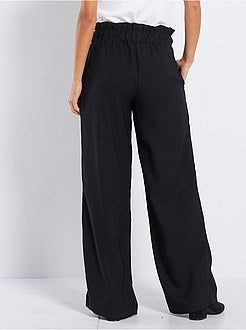 Calças chiques largas - Kiabi