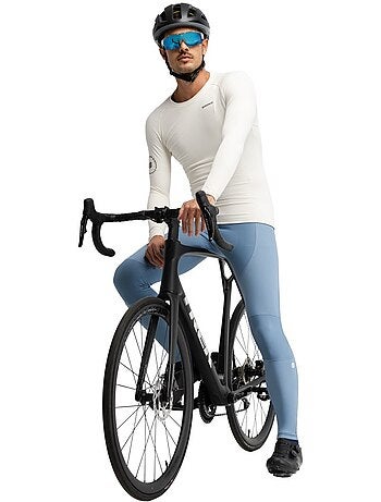 Calças ciclismo com alças para homem
