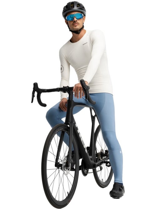 Calças ciclismo com alças para homem - Kiabi