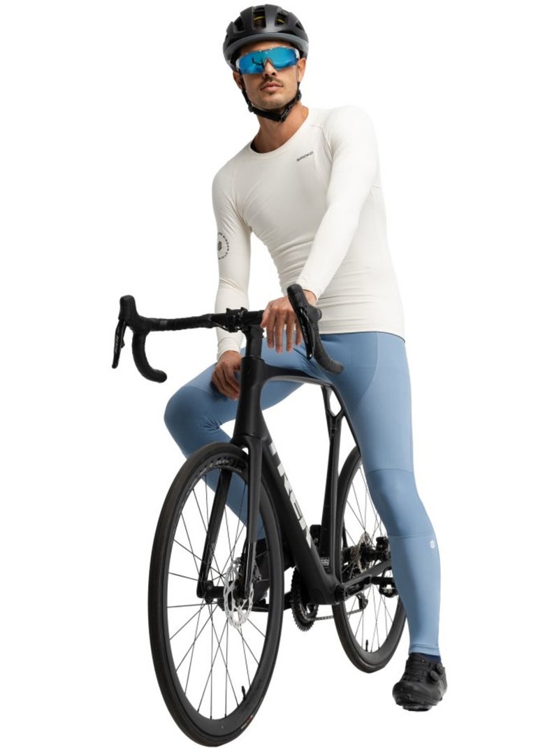 Calças ciclismo com alças para homem Azul - Kiabi