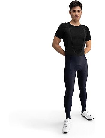 Calças ciclismo com alças para homem
