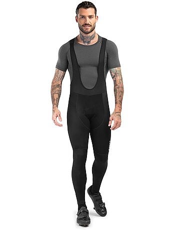 Calças ciclismo com alças para homem